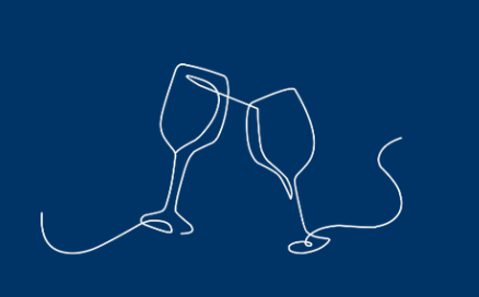 Image de verres représentant le côté festif en soirée